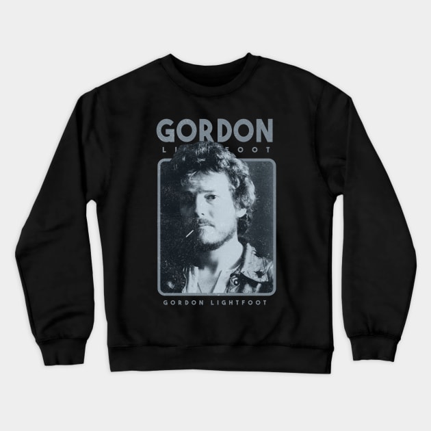 Gordon Lightfoot singer retro Crewneck Sweatshirt by Bones Be Homes